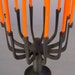 Dansk Candle Holder, Mid Century Modern Gunnar Cyren design. Iron Black.