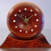 Mid century Modern Table Clock 1970s by Michael Gnapp XYLONIX Guitar Maker, New Hampshire, signed
