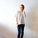 Vintage short sleeve crochet/knit sweater