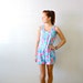 Vintage floral romper dress
