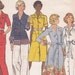 Butterick 4109 Size 16 top dress and pants bust 38 1970s