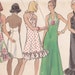 Sun dress Size 14 bust 36 Vogue pattern 8323 from 1972 uncut halter long short