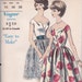 Vogue Special Design 5458 uncut Easy to Make Dress and petticoat with original sew in label Size 16 Bust 36 young Fashionables