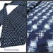 Japanese Indigo IKAT Kasuri Haori Jacket. Antique, excellent condition. (Ref: A)