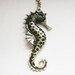Green Seahorse Pendant Necklace
