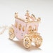 Princess Pink Carriage Necklace