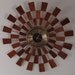 Mid Century Starburst Wall Clock Seth Thomas 1960s Grandeur Model