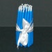 Set of 24 Blue Soy Birthday Candles