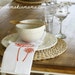 On SALE NOW. Orange Dandelion Dinner Napkins (4 piece set)
