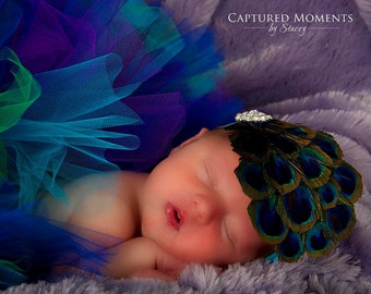 Vintage Peacock Tutu, Newborn tutus, Baby tutus, Tutus for Children, Peacock Tutus, Mommy and Me Tutus, Toddler Tutus, Baby Girl Tutus