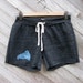 wobble wobble wobble Walrus Running Shorts, Size Small