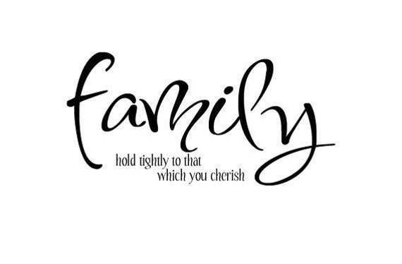 Family Hold Tightly To What You Cherish by madebytheresarenee