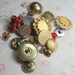 Nice Lot of Assorted Vintage Buttons Perfect for Assemblage