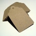 Kraft Paper Brown Tags 3 inches set of 100 by PaperSuppliesInc