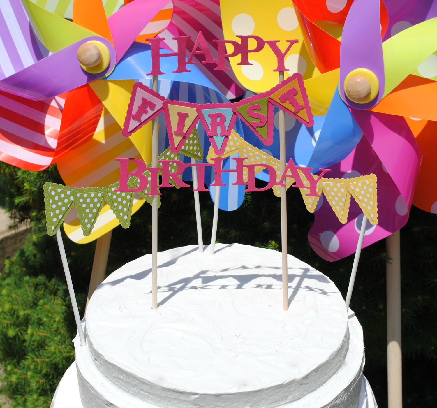 Custom cake topper birthday