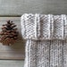 Hand knit rustic cowl / gray winter wheat / autumn accessory / country chic / earthy / warm gray / unisex / country cabin style / neck cozy