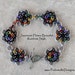 Rainbow Japanese Flower Bracelet - Anodized Aluminum - Sale 20% Off
