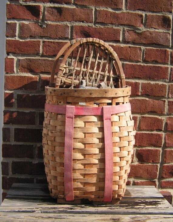 Trappers Basket Old Back Pack Cabin Look Wow