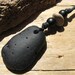 Beach Slag Glass Keychain
