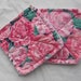 Pink Rose Print - Pair of Quilted Fabric Pot Holders