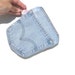 Recycled Denim Pockets Wallet. Gadget Case. Women Men Unisex. Zipper Closure. Casual Summer Fashion
