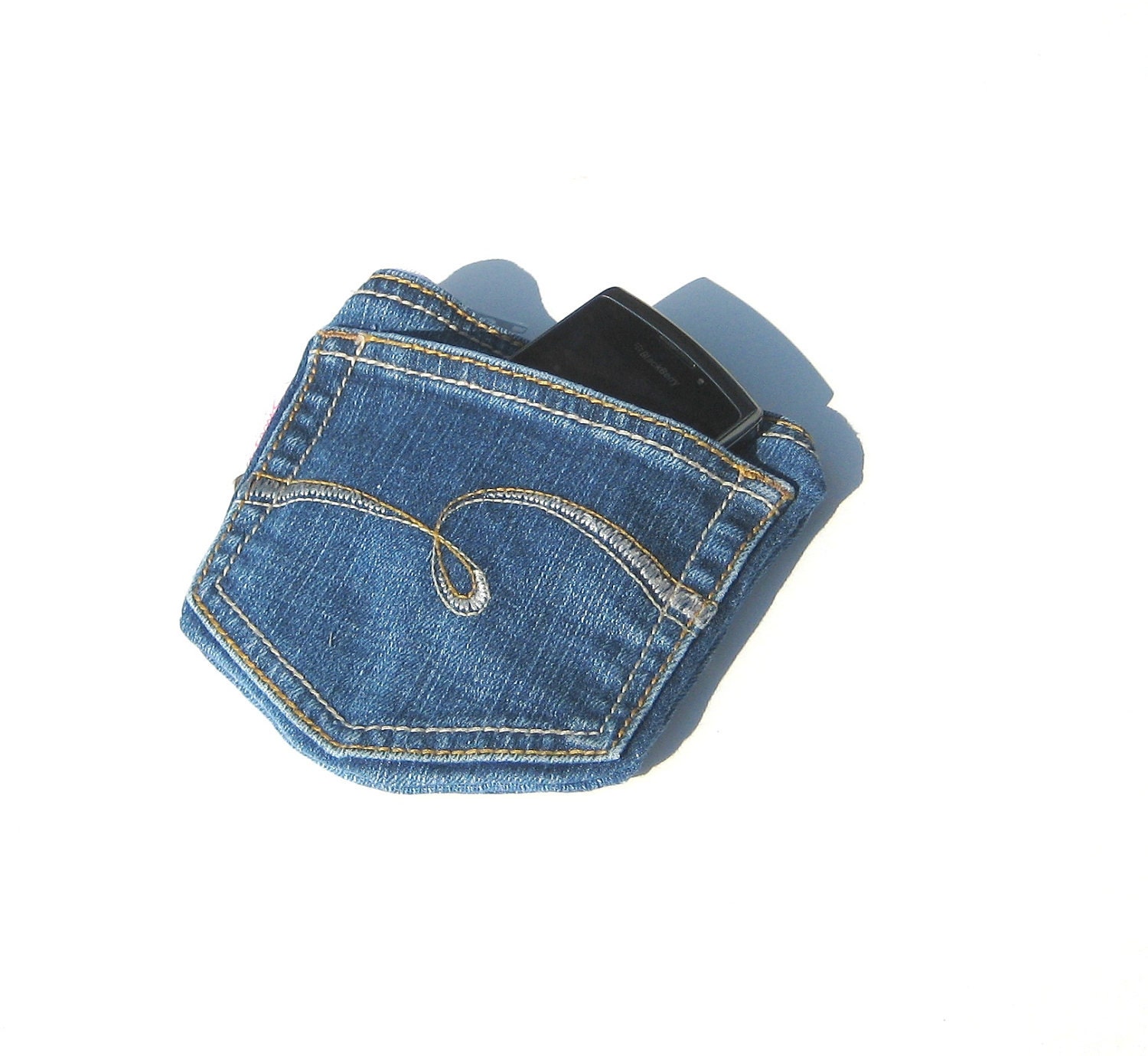 Download Gadget Case. Recycled Denim Pocket Pouch with by SmiLeStyles