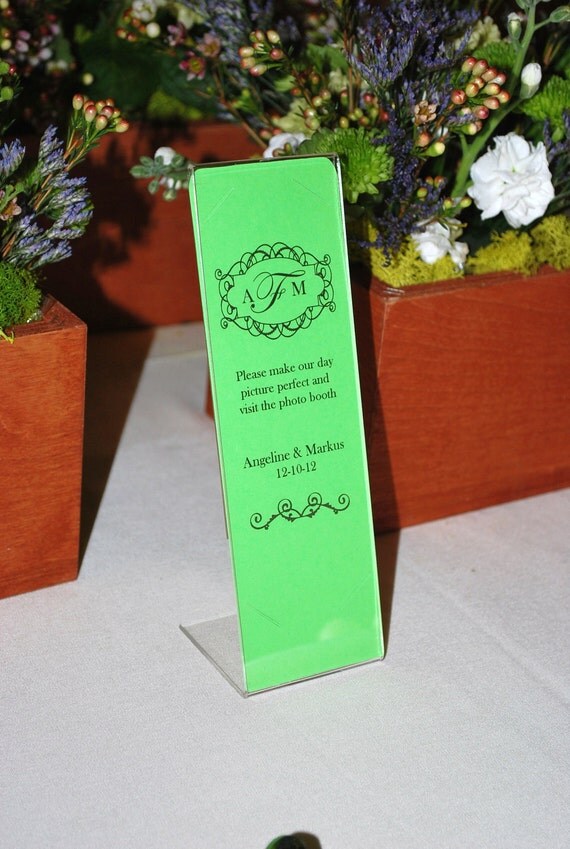 Photo Booth Card Strip Frame Inserts Custom listing by MySweetDay