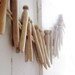 Vintage Wood Clothespins Laundry Linens 20 count Crafts Supply Hangers Primitive Rustic Farmhouse Shabby Decor
