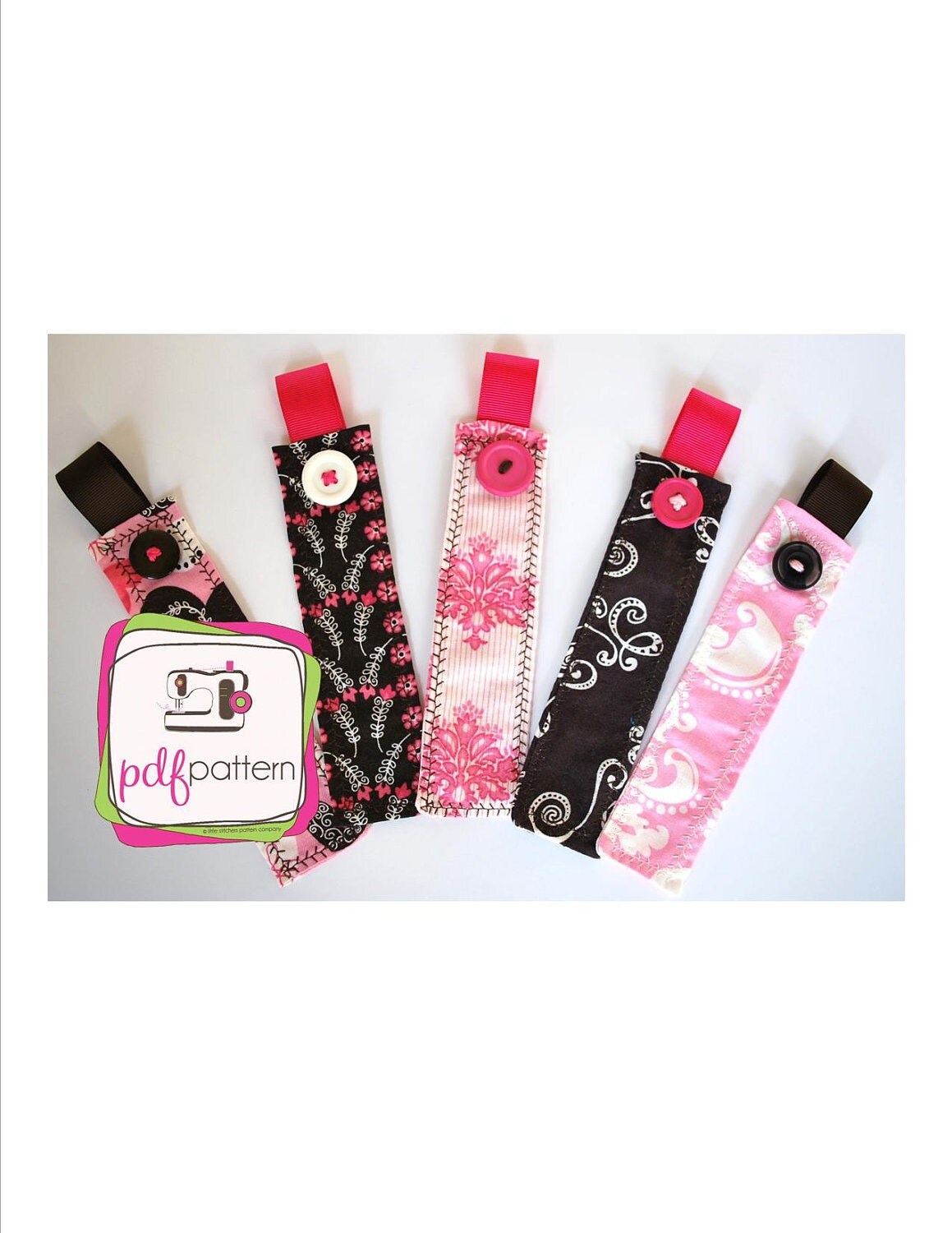 pdf Bookmark Sewing Pattern INSTANT DOWNLOAD