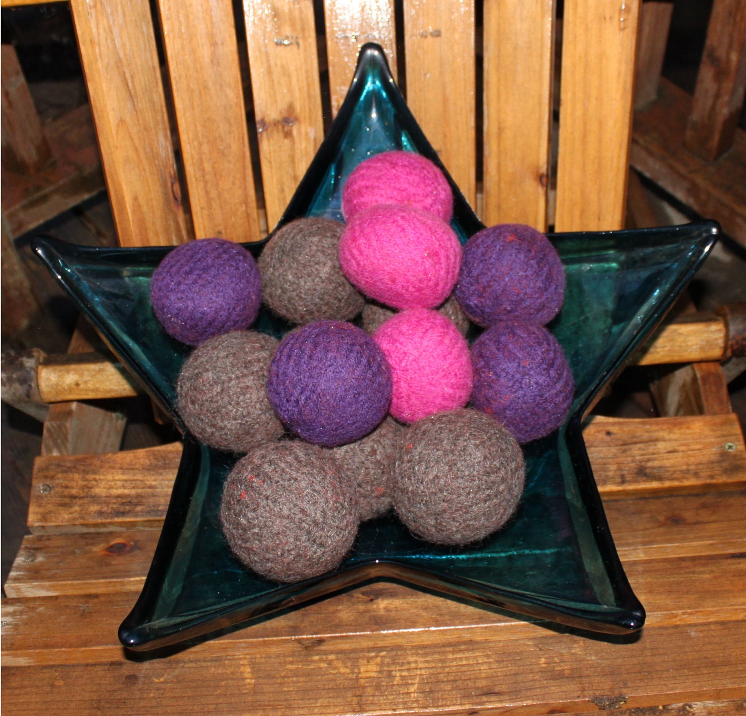 Reusable Green Gnome Wool Dryer Balls