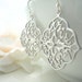 Moroccan Earrings Gypsy Jewelry Bohemian Dangle Earring Gypsy Boho Jewelry Gothic Filigree Sterling Silver Dangle Earrings