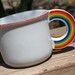 1970s Rainbow Handle Mug