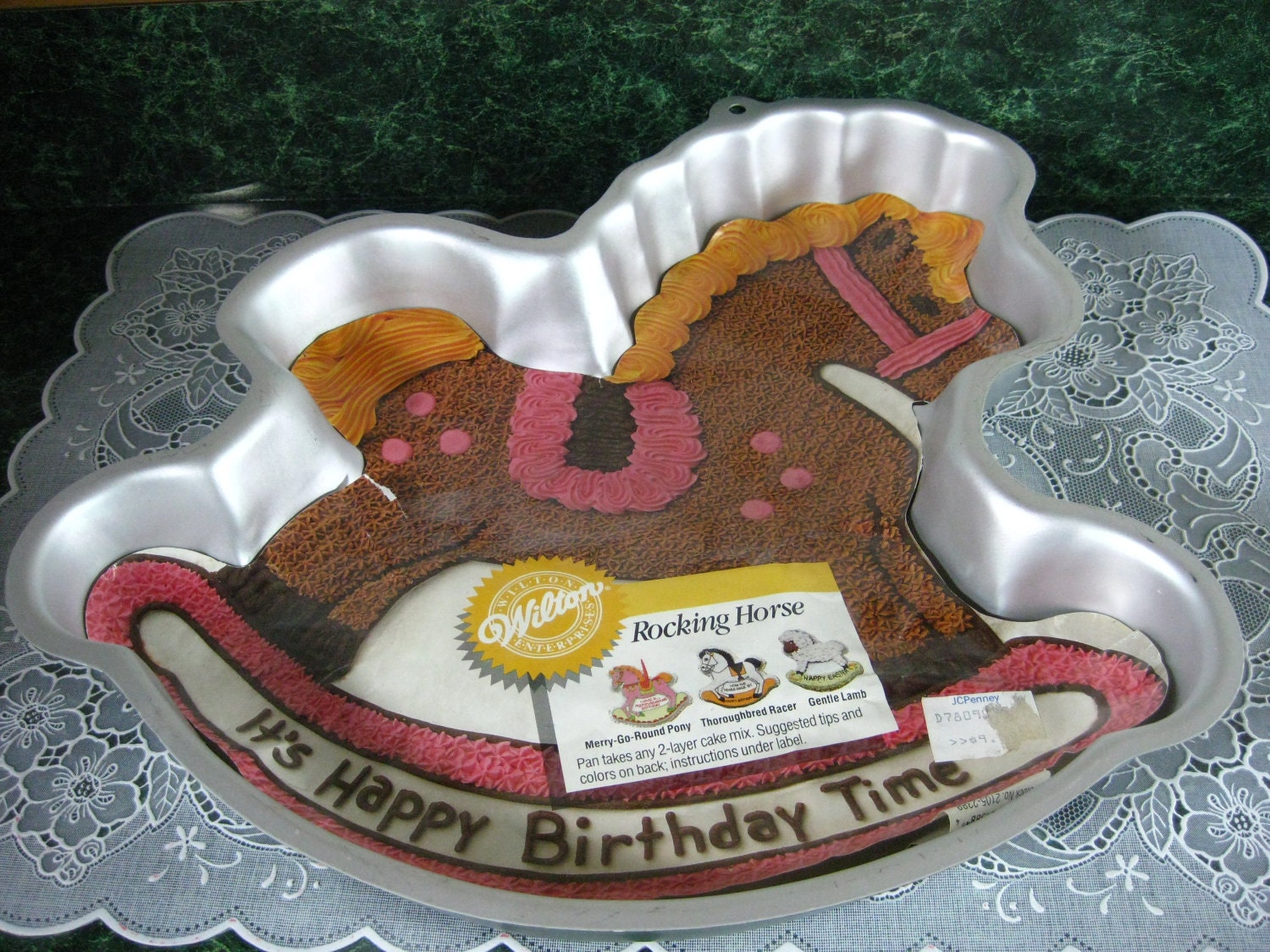 Vintage Wilton Cake Pan Wilton Rocking Horse Cake Pan