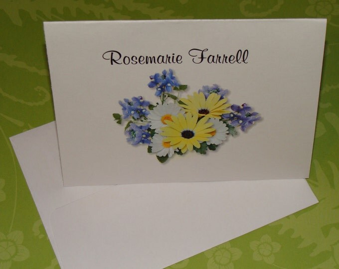 Personalized Note Cards Thank You Cards Beautiful Personalized Notes or Invitations for Bridal Shower or Wedding Gift