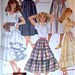 Boho Ruffle McCalls 80s Brooke Shields Full Skirts 8615