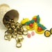 Vintage curtain accessories tacks and cafe rings instant collection