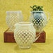 Fenton French Opalescent Hobnail squat pitchers - 3 - instant collection