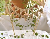 Just Married Wedding Cake Topper Banner
