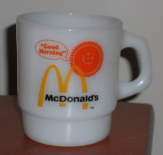 Fire King McDonalds coffee mug