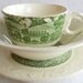 Vintage 1950's Teacup, Saucer and Bowl - Homer Laughlin -Pastoral