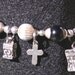 Vintage Prayer Charm Bracelet