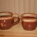 Handmade large pottery mugs great for tea, coffee, hot chocolate