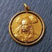 Art Nouveau Art Medal Pendant Gaul Warrior Gold Fix Signed Dropsy Circa 1920 SS288
