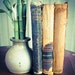 Three Hard Cover Antique Books, Super Shabby from the 1800's