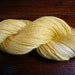 SALE - Hand Dyed Sock Yarn - Silk and Merino 50/50 - Golden Child