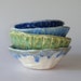 small Pinch Pot Nesting Bowl set for sauce, dips, snacks