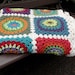 Colorful Handcrocheted Granny Square Blanket