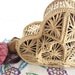 Small Vintage Wicker Heart Box