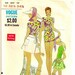 1970 Jumpsuit with Wrap Skirt Pattern - Size 10, Bust 32-1/2"