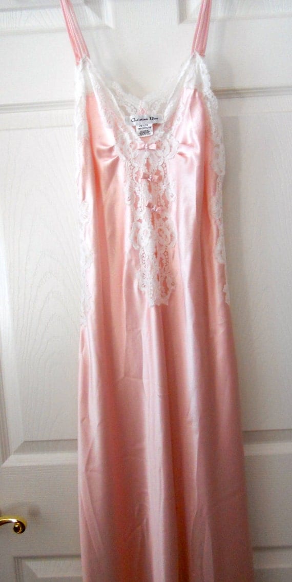 vintage christian dior night gown